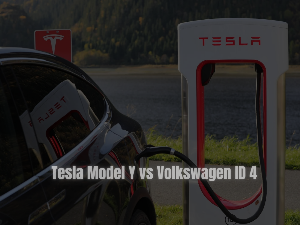 volkswagen id 4 vs tesla model y images